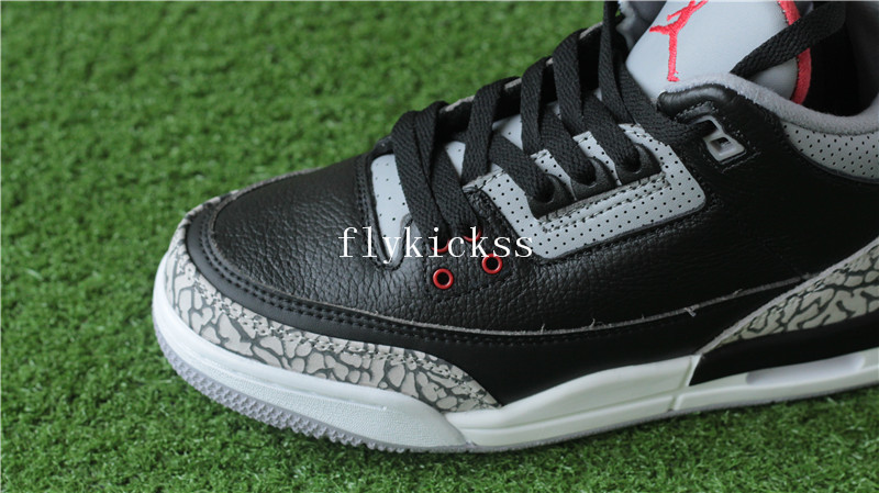 Authentic Air Jordan 3 Retro Black Cement GS